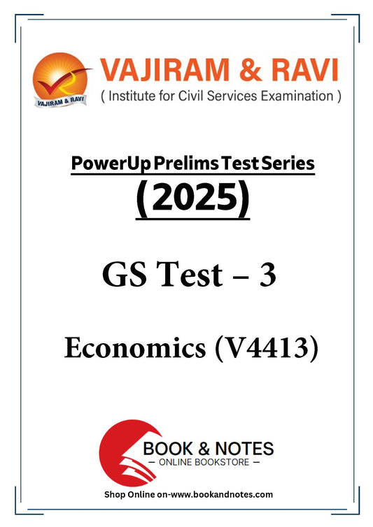 Vajiram & Ravi PowerUp Prelims Test Series –3 (V4413) 2025