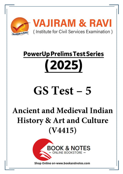 Vajiram & Ravi PowerUp Prelims Test Series –5 (V4415) 2025