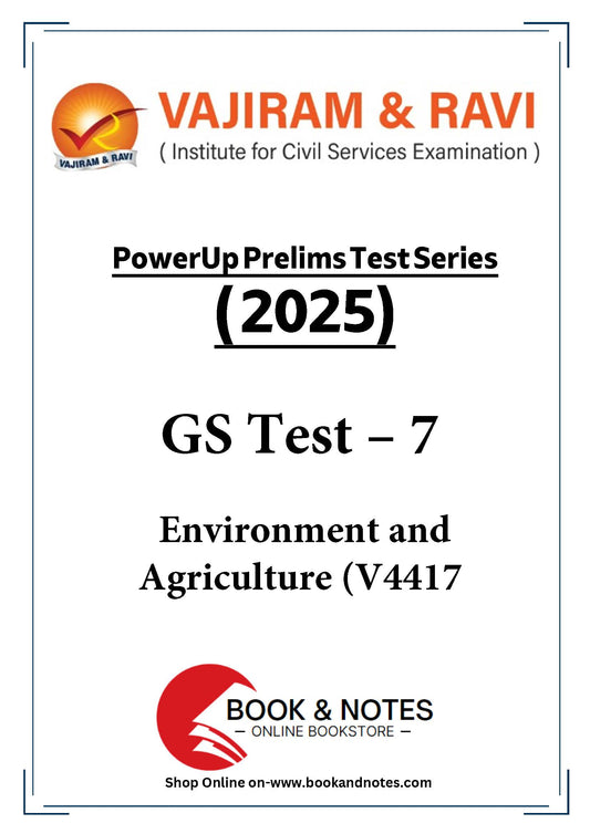 Vajiram & Ravi PowerUp Prelims Test Series –7 (V4417) 2025