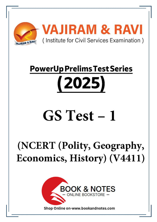 Vajiram & Ravi PowerUp Prelims Test Series –1 (V4411) 2025