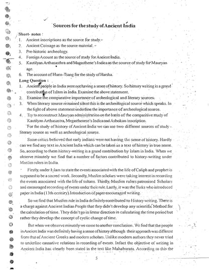 Manikant Singh History Optional (Printed Notes) English Medium