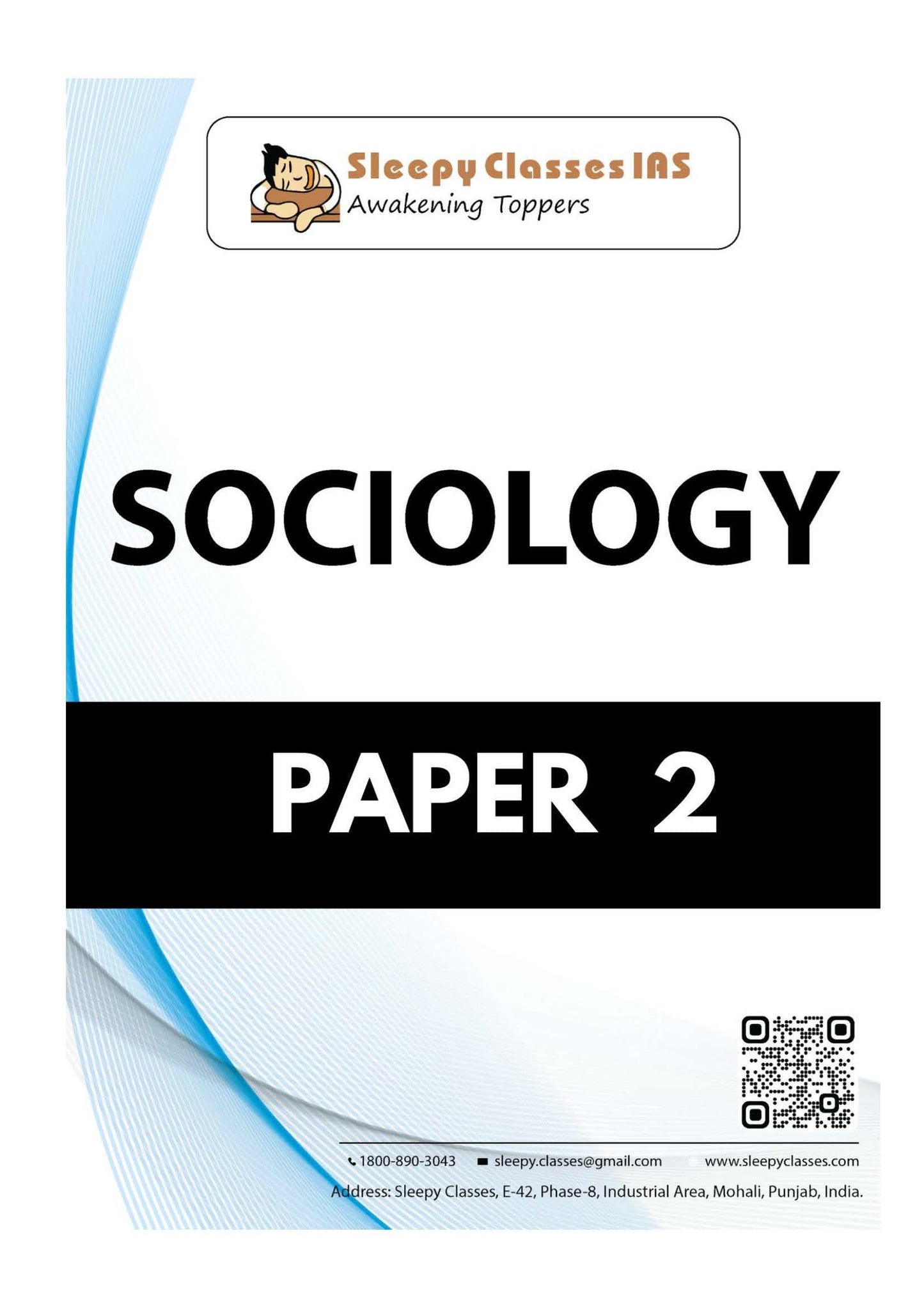 Sleepy Classes Sociology Optional (Printed Notes)English Medium