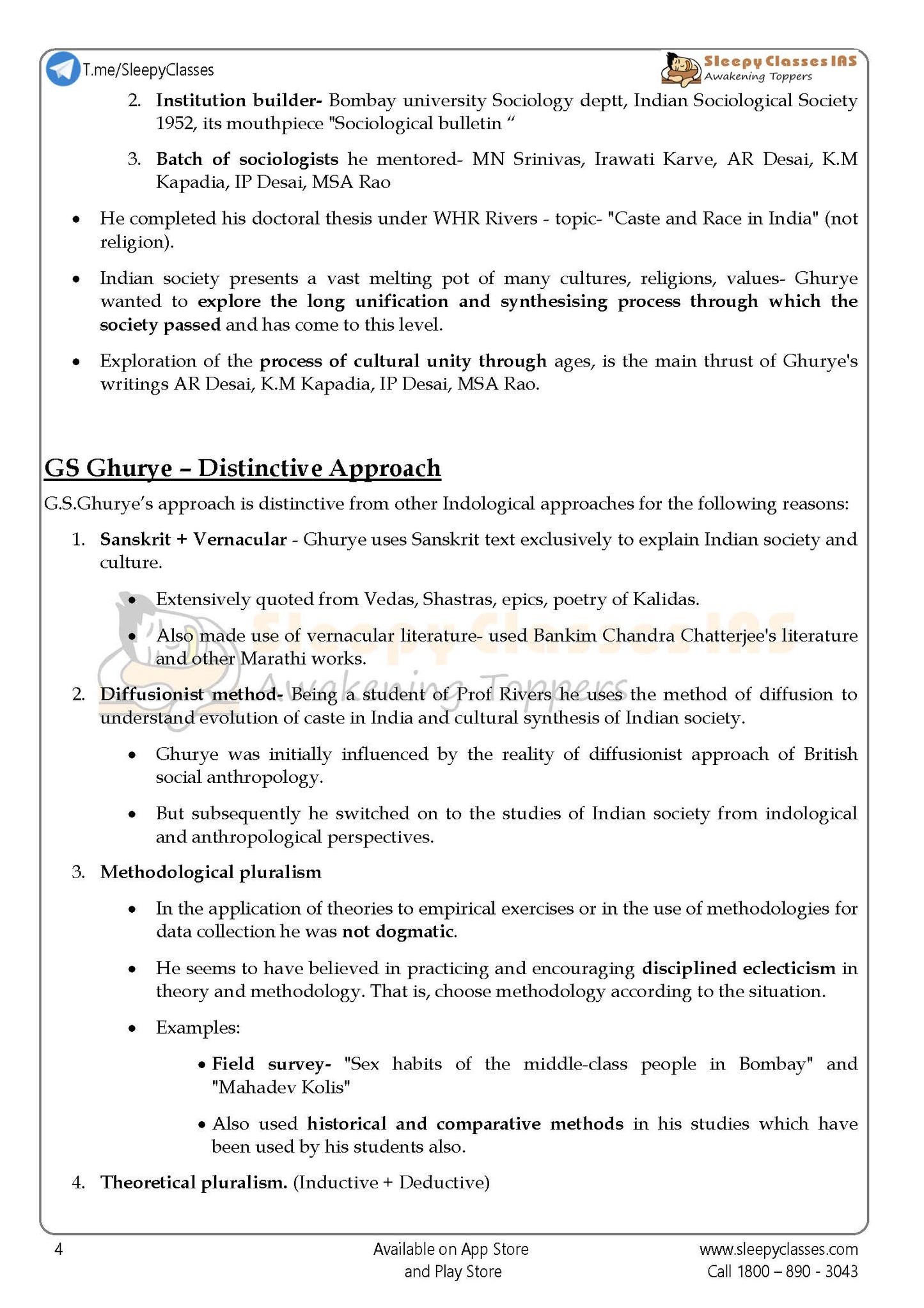 Sleepy Classes Sociology Optional (Printed Notes)English Medium