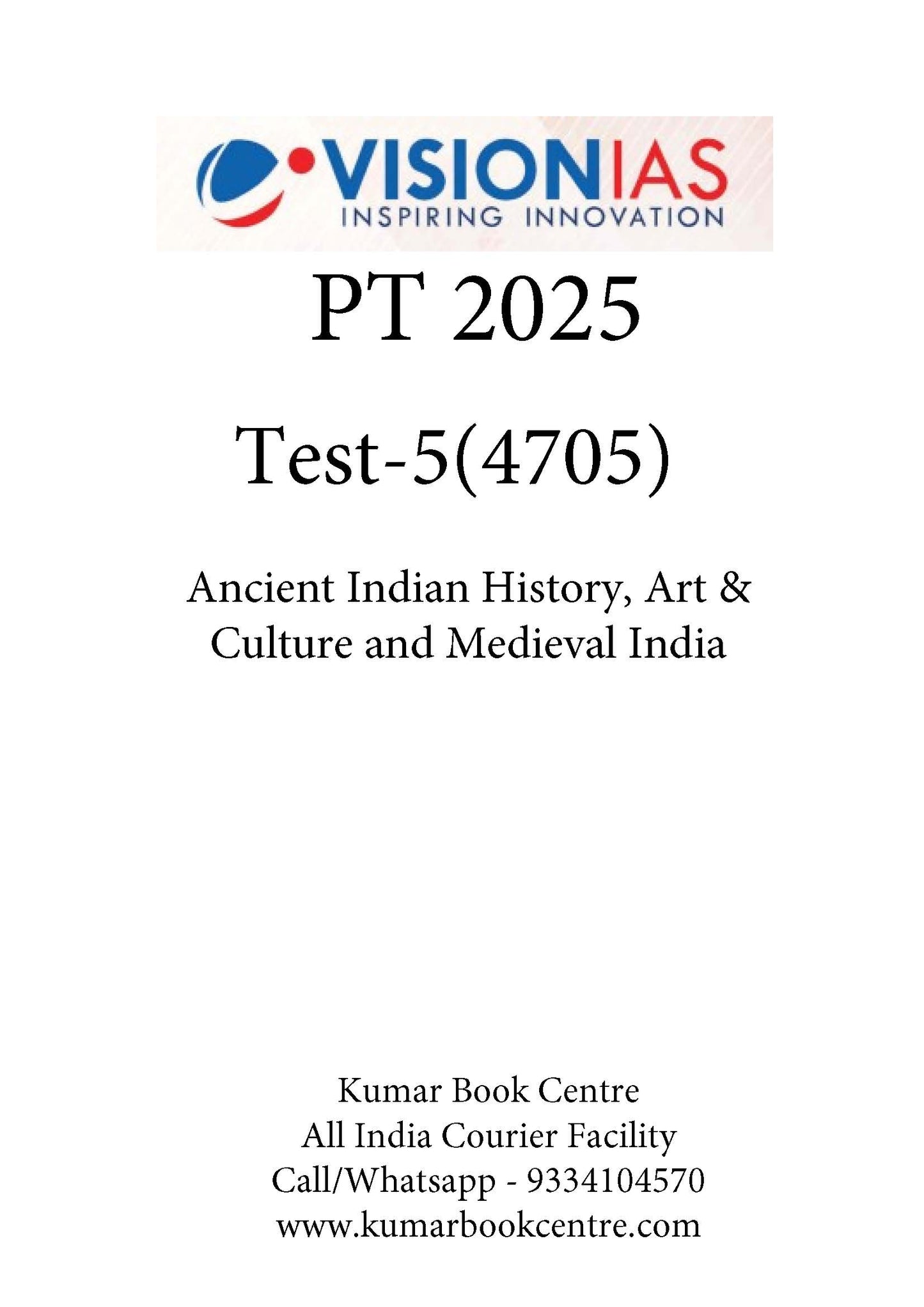 Vision IAS PT Test -5 (4705) 2025