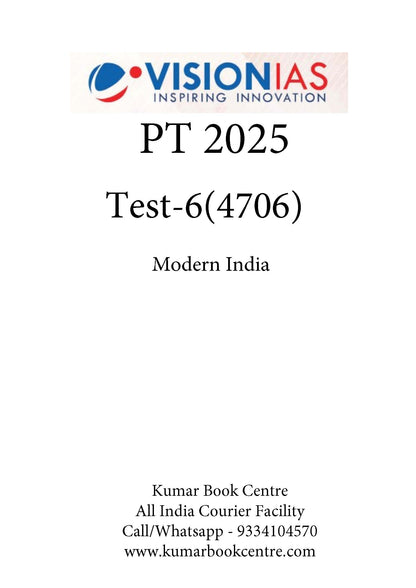 Vision IAS PT Test -6 (4706) 2025