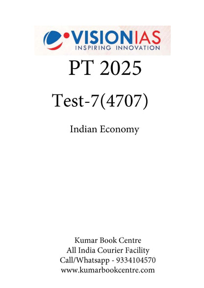 Vision IAS PT Test -7 (4707) 2025