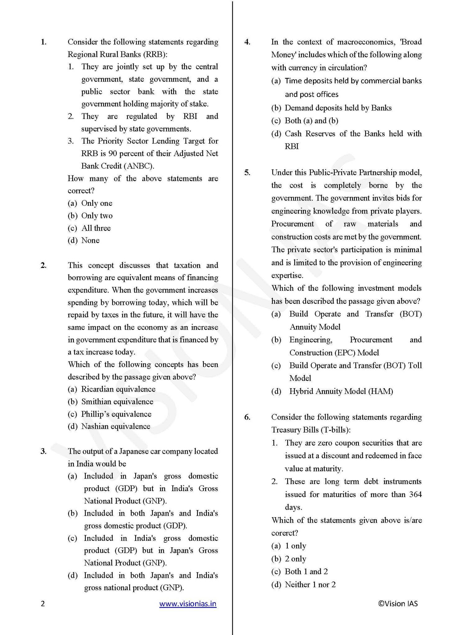 Vision IAS PT Test -7 (4707) 2025