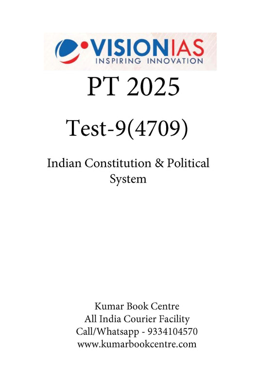 Vision IAS PT Test -9 (4709) 2025