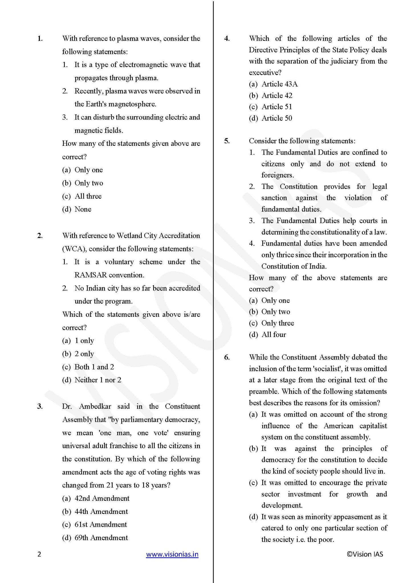 Vision IAS PT Test -9 (4709) 2025