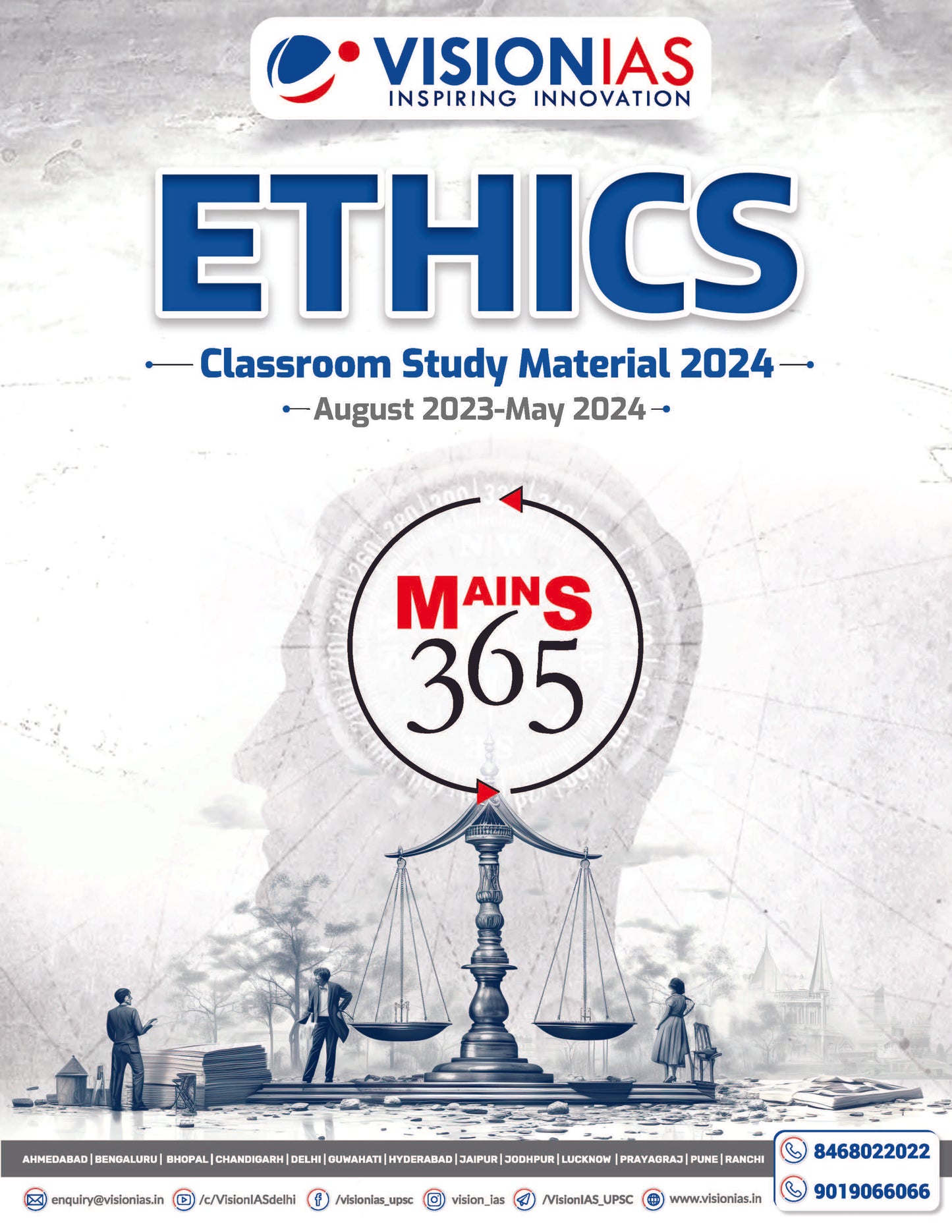 VISION IAS MAINS 365 Ethics|नीति शास्त्र 2024 English/Hindi Medium