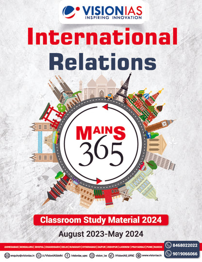 VISION IAS MAINS 365 International Relations|अंतर्राष्ट्रीय संबंध 2024 English/Hindi Medium