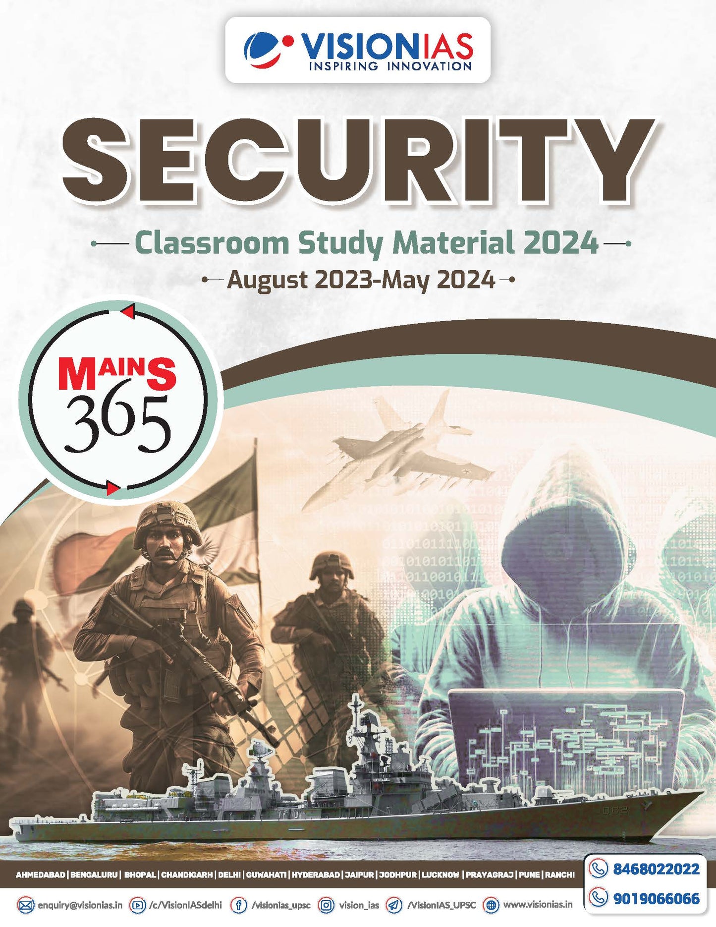 VISION IAS MAINS 365 Security|सुरक्षा 2024 English/Hindi Medium