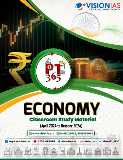 VISION IAS PT 365 Economy|अर्थव्यवस्था (April 2024 To October 2024) English/Hindi Medium 2025
