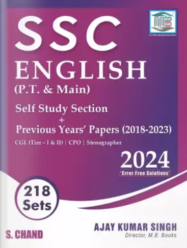 SSC English (P.T. + Main) 218 Sets | Previous Years Papers (2018-2023) CGL Tier 1 & 2 | Error Free Solutions | PYQ