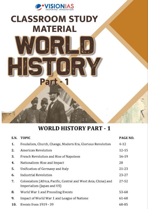 History | इतिहास Vision IAS Classroom Study Material General Studies 4 Booklet(English/Hindi Medium)