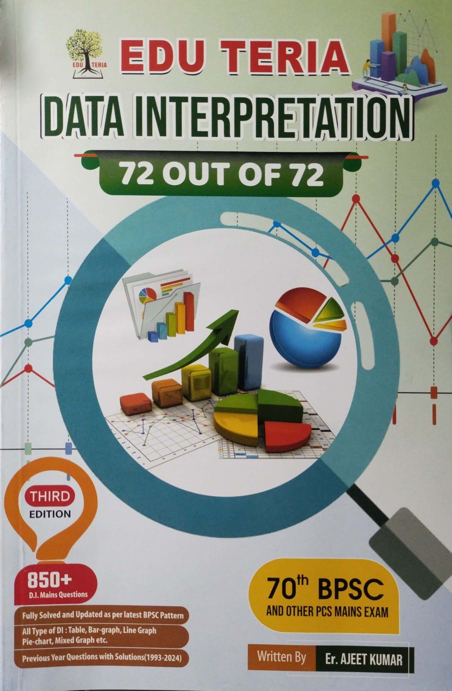 EduTerai Data Interpretation 72 OUT OF 72 Useful For 70th BPSC And Other PCS Mains Exam