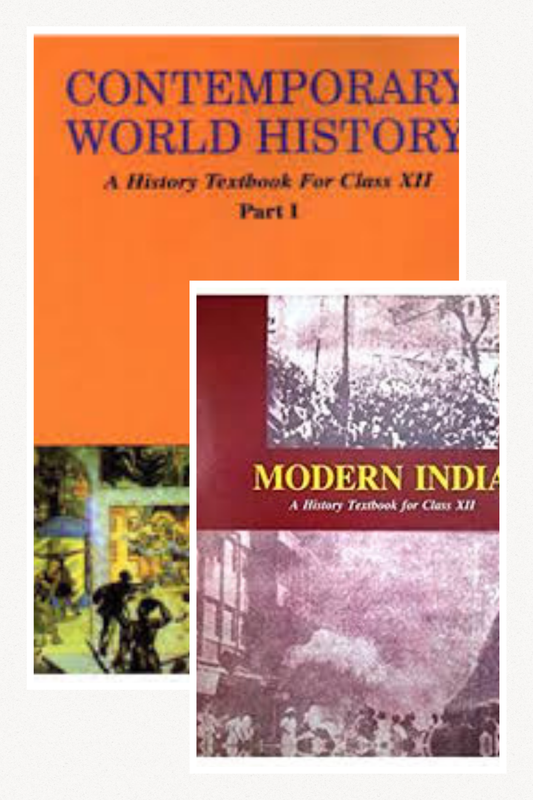 OLD NCERT History Class 12 Modern India & Contemporary World History (2 Book Set)