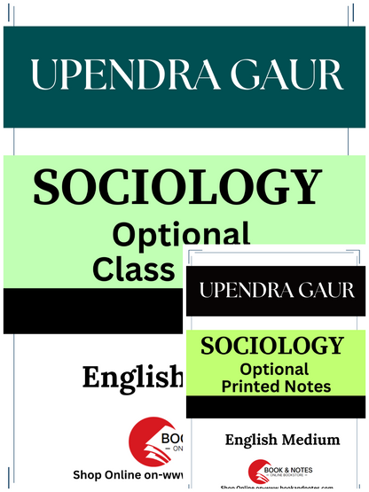 Vikash Ranjan TRUMPH IAS Sociology Optional (Printed/Class Notes)English Medium