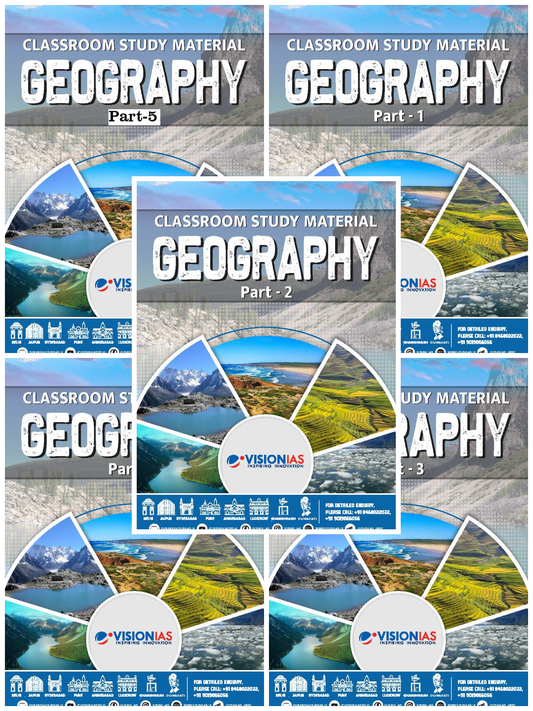 Geography|भूगोल Vision IAS Classroom Study Material General Studies (English/Hindi Medium)