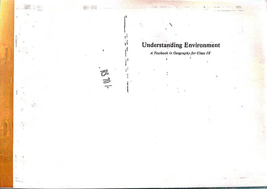 OLD NCERT Geography Class 9 Understanding Environment