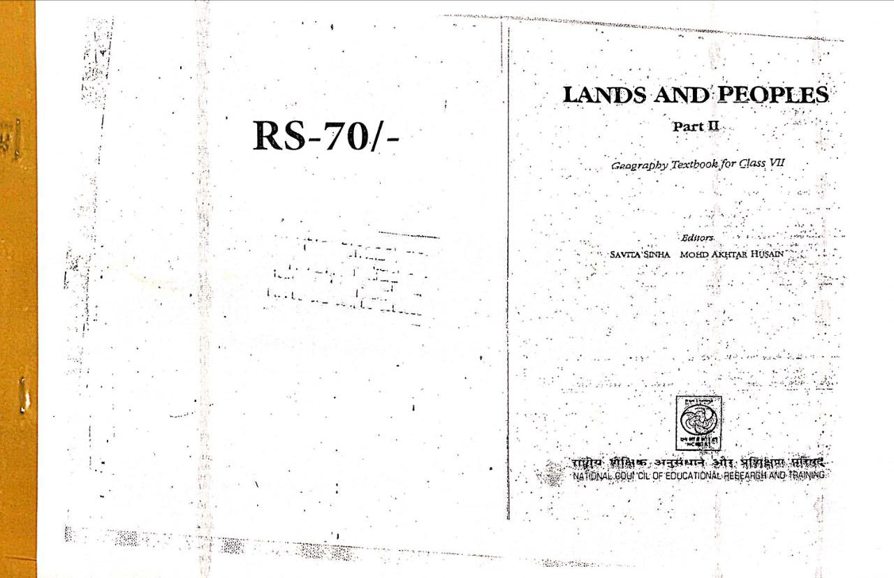 OLD NCERT Geography Class 7 Land and People Part 2