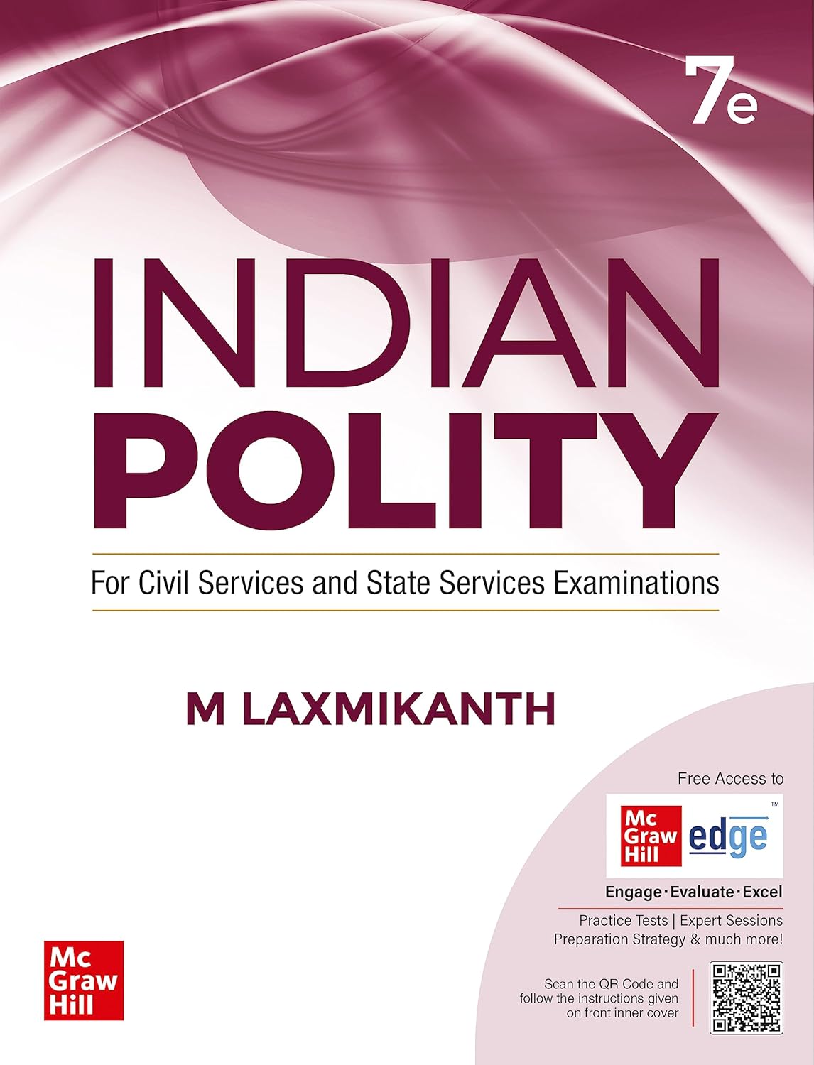 Indian Polity|भारत की राजव्यवस्था By M Laxmikanth | 7th Edition | Useful for UPSC And State PSCs exams.