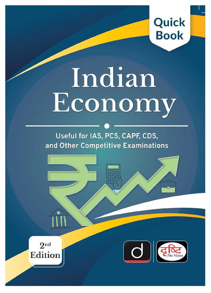 Drishti Quick Book Indian Economy भारतीय अर्थव्यवस्था , 9th Edition September 2024