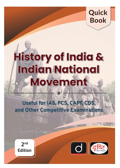 Dristy Quick Book History Of India & National Movement भारतीय इतिहास एवं राष्ट्रीय आंदोलन 6th Edition